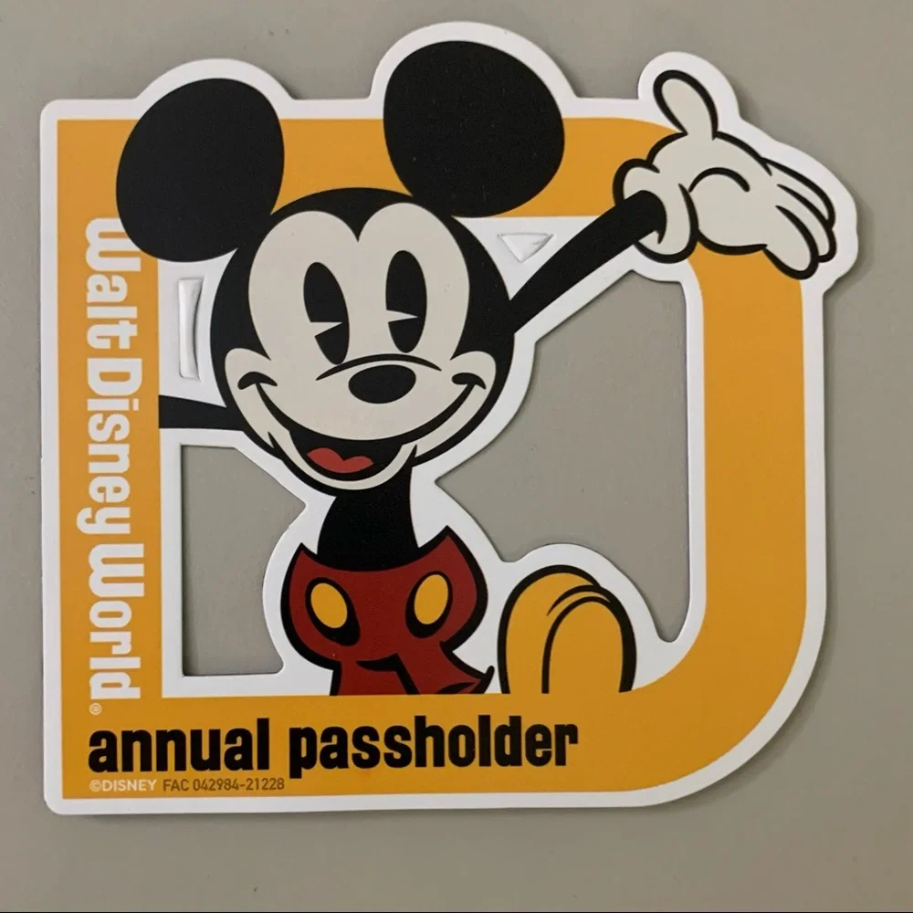 Disney Annual Passholder Magnet New First SEPT 2021; Mickey 50th Anniversary